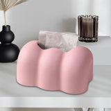 Maxbell Tissue Cover Tissue Storage Boxes Donut Shape for Household Pink