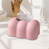 Maxbell Tissue Cover Tissue Storage Boxes Donut Shape for Household Pink