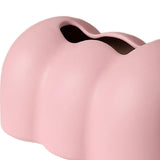 Maxbell Tissue Cover Tissue Storage Boxes Donut Shape for Household Pink