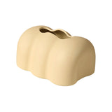 Maxbell Tissue Cover Tissue Storage Boxes Donut Shape for Household Yellow