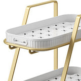 Maxbell Storage Rack 2 Tiers with Removable Drain Tray for Cups Seasoning Jar Mug Small