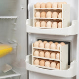 Maxbell 2x Egg Containers Egg Dispenser Holder Case for Kitchen