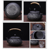 Maxbell Japanese Tea Pot Handmade Chinese Cast Iron Teapot for Friends Mother Gift