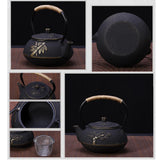 Maxbell Tea Kettle Heat Saving Japanese Pattern for Induction Cooker Gas Loose Tea