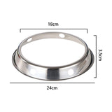 Maxbell Stainless Steel Wok Rack Pot Holder Cookware Accessories Convenient Durable M