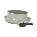Maxbell Frying Pan Set Camping Cookware Nonstick Cookware Saucepan for Fishing