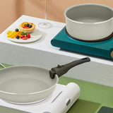 Maxbell Frying Pan Set Camping Cookware Nonstick Cookware Saucepan for Fishing