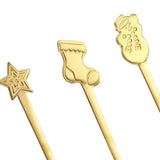Maxbell 4 Stirring Spoon Home Ornament with Gift Box for Wedding Aureate