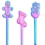 Maxbell 4 Stirring Spoon Home Ornament with Gift Box for Wedding Colorful