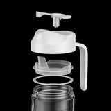 Maxbell Glass Soy Sauce Bottle Vinegar Pot Olive Oil Bottle for Grilling BBQ Baking L