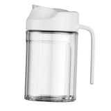 Maxbell Glass Soy Sauce Bottle Vinegar Pot Olive Oil Bottle for Grilling BBQ Baking S White