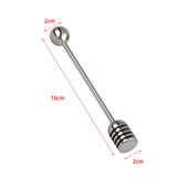 Maxbell Stainless Steel 304 Honey Stirrer Mixing Stick Tool Durable