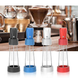 Maxbell Coffee Stirrer Distributor Coffee Tamper Tool Durable for Home Cafe Kitchen Black