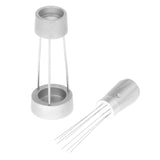 Maxbell Coffee Stirrer Distributor Coffee Tamper Tool Durable for Home Cafe Kitchen Argent