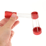 Maxbell Coffee Stirrer Distributor Coffee Tamper Tool Durable for Home Cafe Kitchen Red