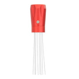 Maxbell Coffee Stirrer Distributor Coffee Tamper Tool Durable for Home Cafe Kitchen Red