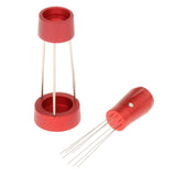 Maxbell Coffee Stirrer Distributor Coffee Tamper Tool Durable for Home Cafe Kitchen Red