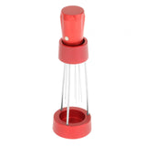 Maxbell Coffee Stirrer Distributor Coffee Tamper Tool Durable for Home Cafe Kitchen Red