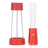 Maxbell Coffee Stirrer Distributor Coffee Tamper Tool Durable for Home Cafe Kitchen Red