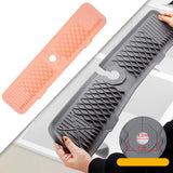 Maxbell Silicone Sink Faucet Mat Folding 61x14.5cm for Bathroom Durable Widely Used Pink