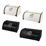Maxbell Multipurpose Bread Box Decorative Sealed Case for Living Room S White