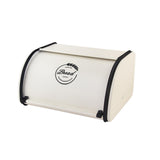 Maxbell Multipurpose Bread Box Decorative Sealed Case for Living Room S White