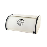 Maxbell Multipurpose Bread Box Decorative Sealed Case for Living Room White L