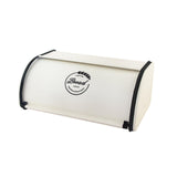 Maxbell Multipurpose Bread Box Decorative Sealed Case for Living Room White L