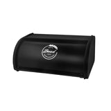 Maxbell Multipurpose Bread Box Decorative Sealed Case for Living Room Black Large