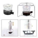 Maxbell Alcohol Lamp with Lamp Wick Lightweight Detachable for Alcohol Stove BBQ Alcohol Lamp