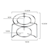 Maxbell Alcohol Lamp with Lamp Wick Lightweight Detachable for Alcohol Stove BBQ with Rack