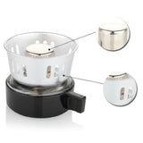Maxbell Alcohol Lamp with Lamp Wick Lightweight Detachable for Alcohol Stove BBQ with Rack