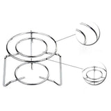 Maxbell Alcohol Lamp with Lamp Wick Lightweight Detachable for Alcohol Stove BBQ with Rack
