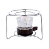 Maxbell Alcohol Lamp with Lamp Wick Lightweight Detachable for Alcohol Stove BBQ with Rack