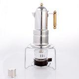 Maxbell Alcohol Lamp with Lamp Wick Lightweight Detachable for Alcohol Stove BBQ with Rack
