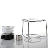 Maxbell Alcohol Lamp with Lamp Wick Lightweight Detachable for Alcohol Stove BBQ with Rack