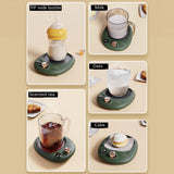 Maxbell Portable Cup Warmer Winter Electric Coffee Constant Insulation Pad Green