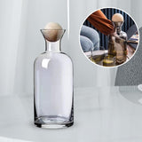 Maxbell Water Pitcher 1.2L with Iced Juice Cups Large Capacity for Dining Room Retro Gray