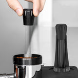 Maxbell Coffee Stirrer Reusable Comfortable Grip Durable for Bar Restaurant Gadgets Black