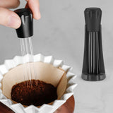 Maxbell Coffee Stirrer Reusable Comfortable Grip Durable for Bar Restaurant Gadgets Black