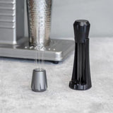 Maxbell Coffee Stirrer Reusable Comfortable Grip Durable for Bar Restaurant Gadgets Black