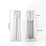 Maxbell Coffee Stirrer Reusable Comfortable Grip Durable for Bar Restaurant Gadgets Silver