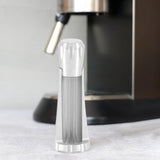 Maxbell Coffee Stirrer Reusable Comfortable Grip Durable for Bar Restaurant Gadgets Silver