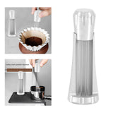 Maxbell Coffee Stirrer Reusable Comfortable Grip Durable for Bar Restaurant Gadgets Silver