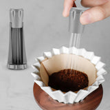 Maxbell Coffee Stirrer Reusable Comfortable Grip Durable for Bar Restaurant Gadgets Gray