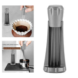 Maxbell Coffee Stirrer Reusable Comfortable Grip Durable for Bar Restaurant Gadgets Gray
