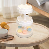 Maxbell Electric Turntable Cupcake Display Stand Cookie for Party Wedding Decoration