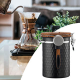 Maxbell Coffee Jar with Exhaust Valve with Seal Lid Airtight Tank for Nuts Rice