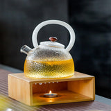 Maxbell Teapot Warmer Decoration Heat Preservation Bamboo for Holiday Party Cafe