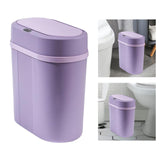 Maxbell 12L Smart Trash Can with Lids Waterproof for Toilet Commercial Use Bathroom